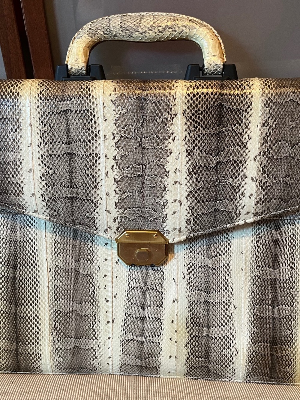 Leather briefcase